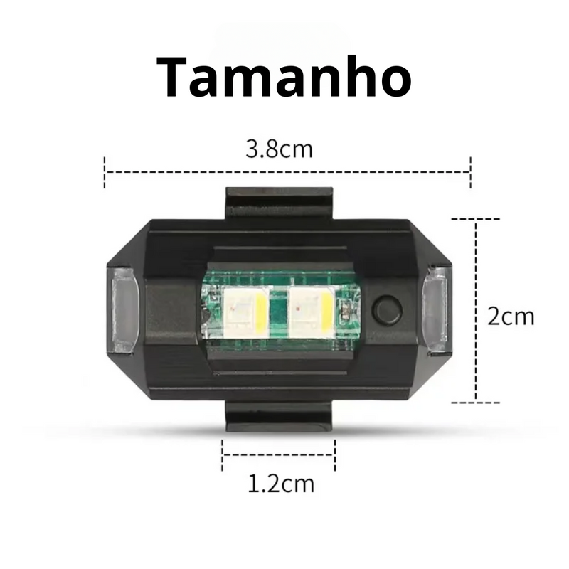 SafeLight Auto ✅Mini Luz Led Anti-Colisão Automotiva