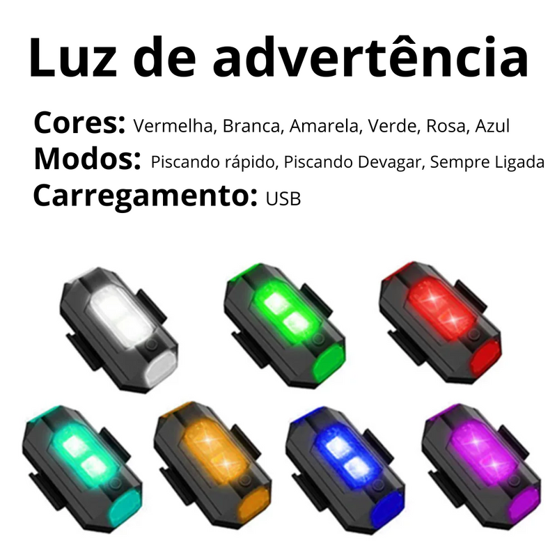 SafeLight Auto ✅Mini Luz Led Anti-Colisão Automotiva