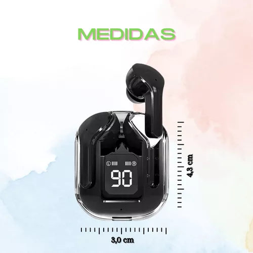 CrystalSound Buds ✅Fone de Ouvido Bluetooth Display Digital