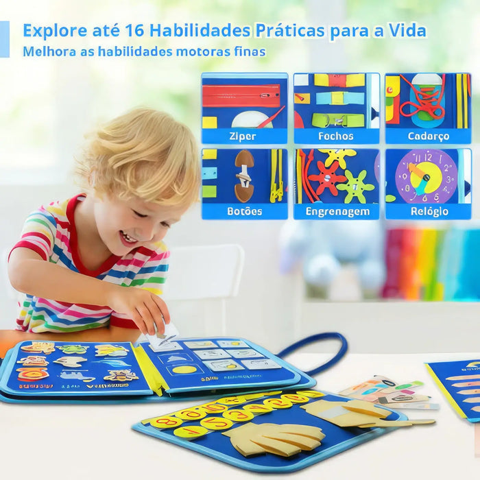 CreativeExplorer ✅ Maleta Sensorial Educativa : Desenvolvendo Habilidades Motoras