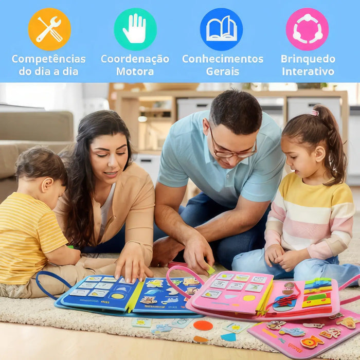 CreativeExplorer ✅ Maleta Sensorial Educativa : Desenvolvendo Habilidades Motoras