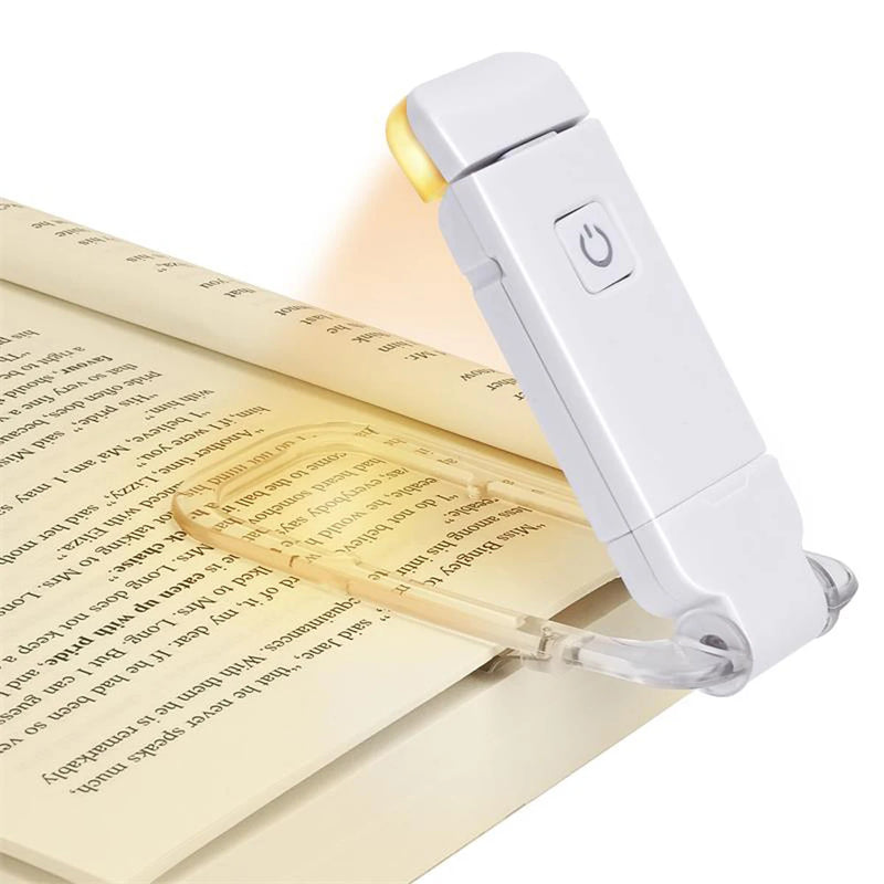 LumiClip Book ✅ Luminária Para Leitura Com Led Recarregável com Temperatura e Brilho Ajustáveis!