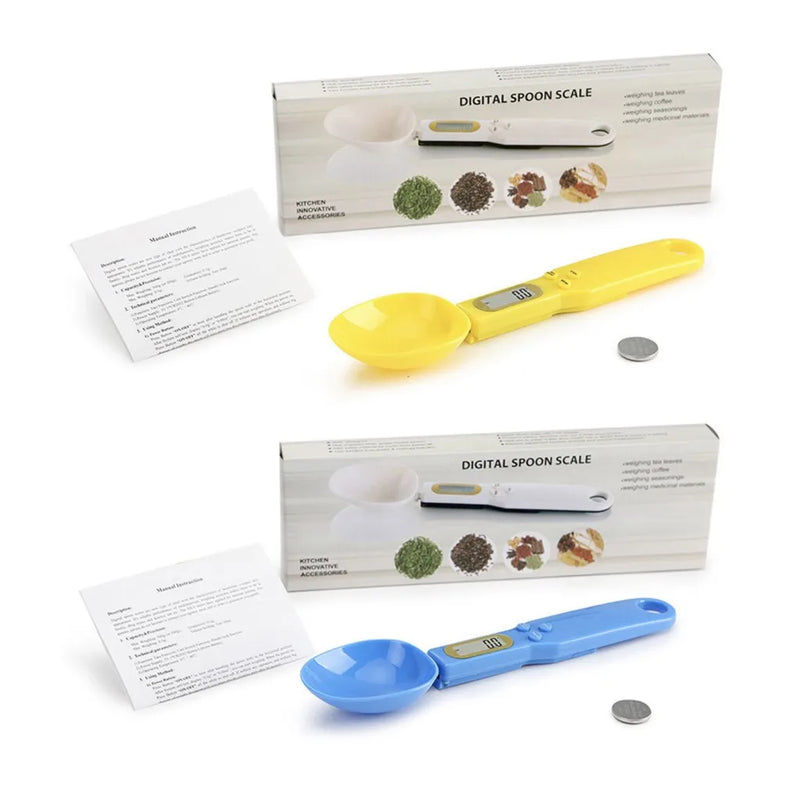 DigitalSpoon ✅ Colher de Medida Portátil com Balança Digital para Alimentos