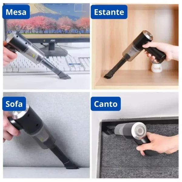 DustFree ✅Aspirador de Pó Portátil 3 em 1